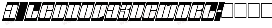 a_LCDNova3DCmObl字体转换