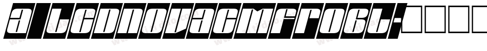 a_LCDNovaCmFrObl字体转换