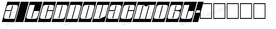 a_LCDNovaCmObl字体转换