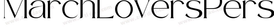 MarchLoversPersonalUse-RjAv字体转换
