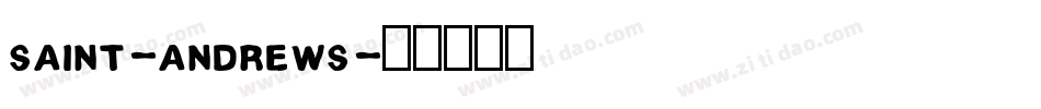 Saint-Andrews字体转换