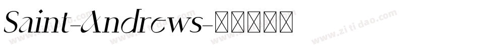 Saint-Andrews字体转换