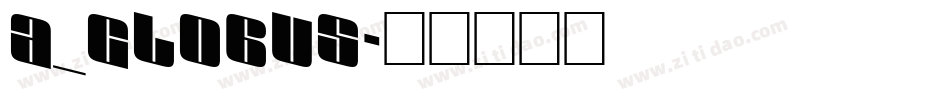a_Globus字体转换