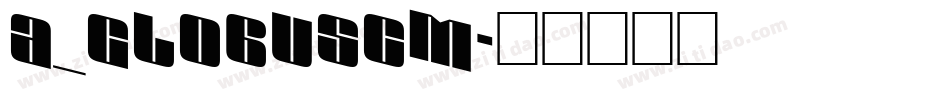 a_GlobusCm字体转换
