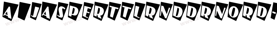 a_JasperTtlRndDrNord字体转换