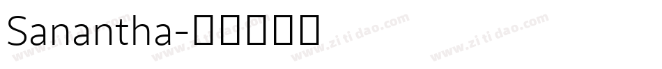 Sanantha字体转换