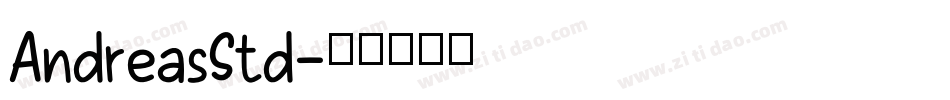 AndreasStd字体转换