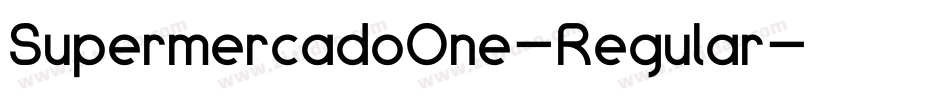 SupermercadoOne-Regular字体转换