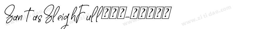 SantasSleighFull转换器字体转换
