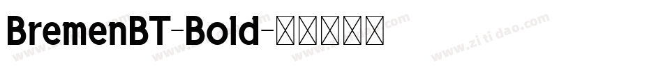 BremenBT-Bold字体转换