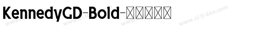 KennedyGD-Bold字体转换