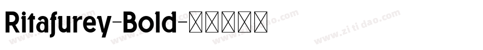 Ritafurey-Bold字体转换