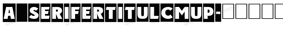 a_SeriferTitulCmUp字体转换