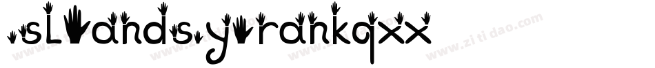 AslHandsByFrank-PKqxx字体转换