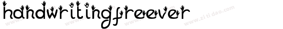 handwriting_free-ver字体转换