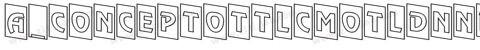 a_ConceptoTtlCmOtlDnNr字体转换