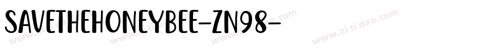 SaveTheHoneybee-Zn98字体转换
