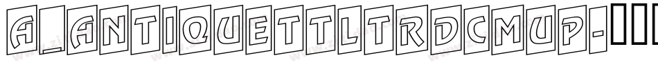 a_AntiqueTtlTrdCmUp字体转换