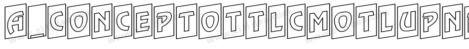 a_ConceptoTtlCmOtlUpNr字体转换