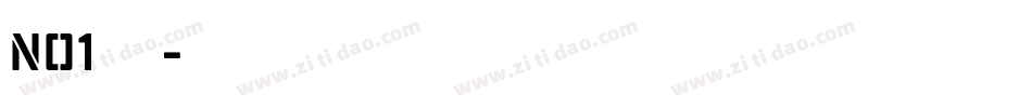NO1字体字体转换