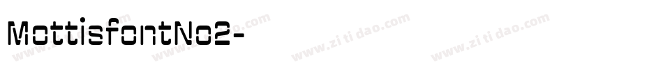 MottisfontNo2字体转换