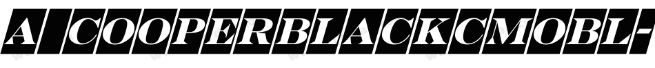 a_CooperBlackCmObl字体转换