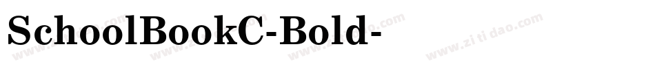 SchoolBookC-Bold字体转换