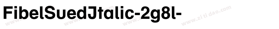 FibelSuedItalic-2g8l字体转换