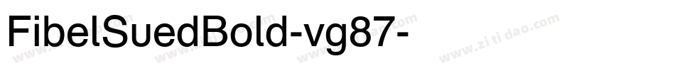 FibelSuedBold-vg87字体转换