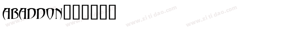 abaddon字体转换