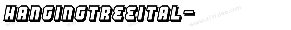 hangingtreeital字体转换