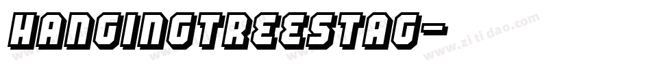 hangingtreestag字体转换