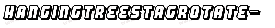 hangingtreestagrotate字体转换