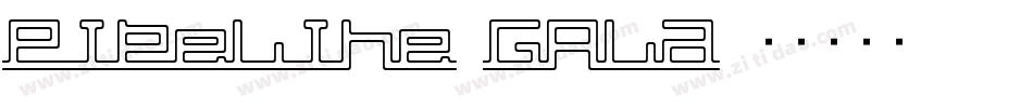 PipeLine-GALa字体转换