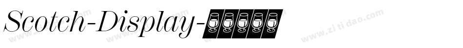 Scotch-Display字体转换
