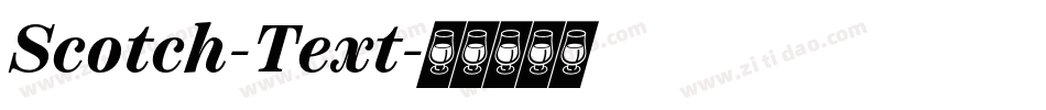 Scotch-Text字体转换