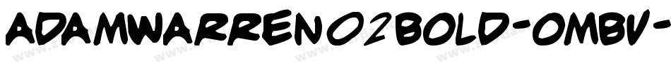 AdamWarren02Bold-oMBV字体转换