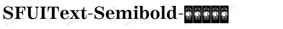 SFUIText-Semibold字体转换