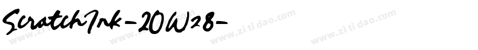ScratchInk-2OWz8字体转换