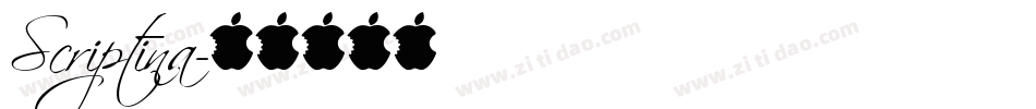 Scriptina字体转换