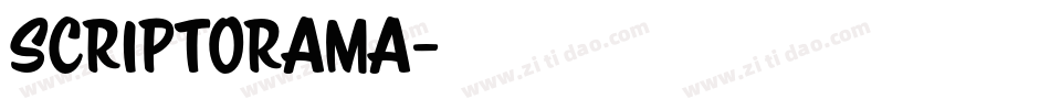Scriptorama字体转换