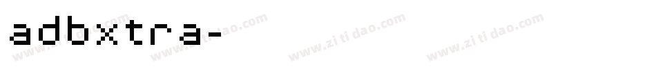 adbxtra字体转换