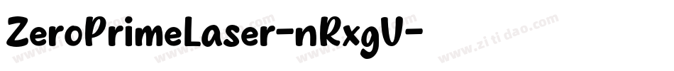 ZeroPrimeLaser-nRxgV字体转换