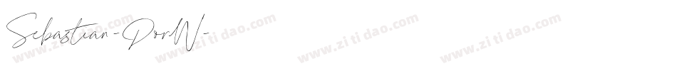 Sebastian-DorW字体转换