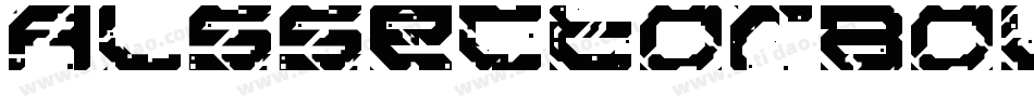 ALSSectorBold-Bold字体转换