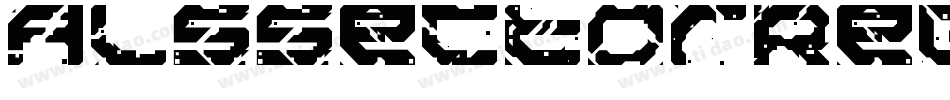 ALSSectorRegular-Regular字体转换