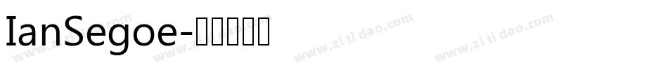 IanSegoe字体转换