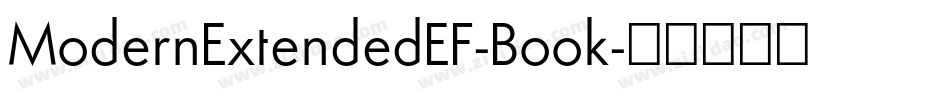 ModernExtendedEF-Book字体转换