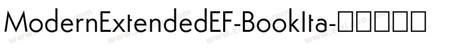 ModernExtendedEF-BookIta字体转换