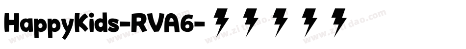 HappyKids-RVA6字体转换